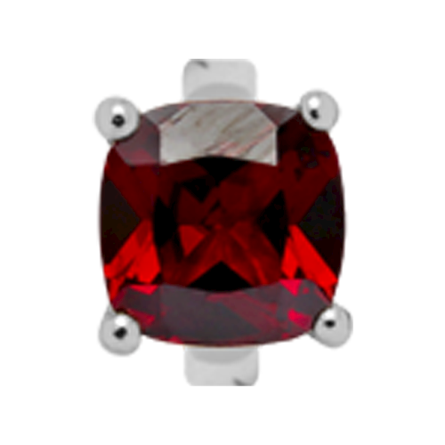 Image of Christina Collect Garnet sølv charm